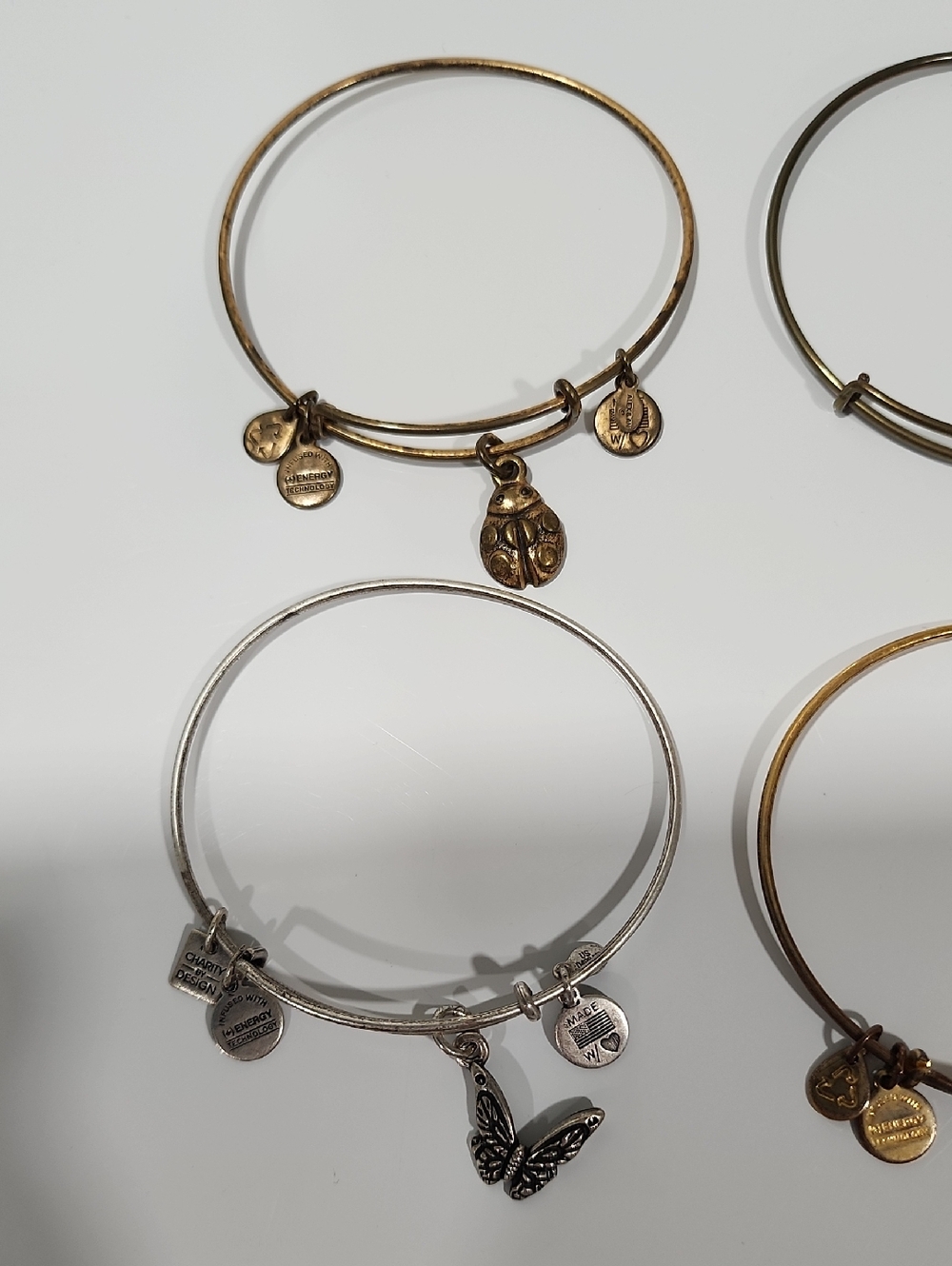 9 Alex & Ani Bracelets, 1 Love This Life Bracelet. - Picture 2 of 16